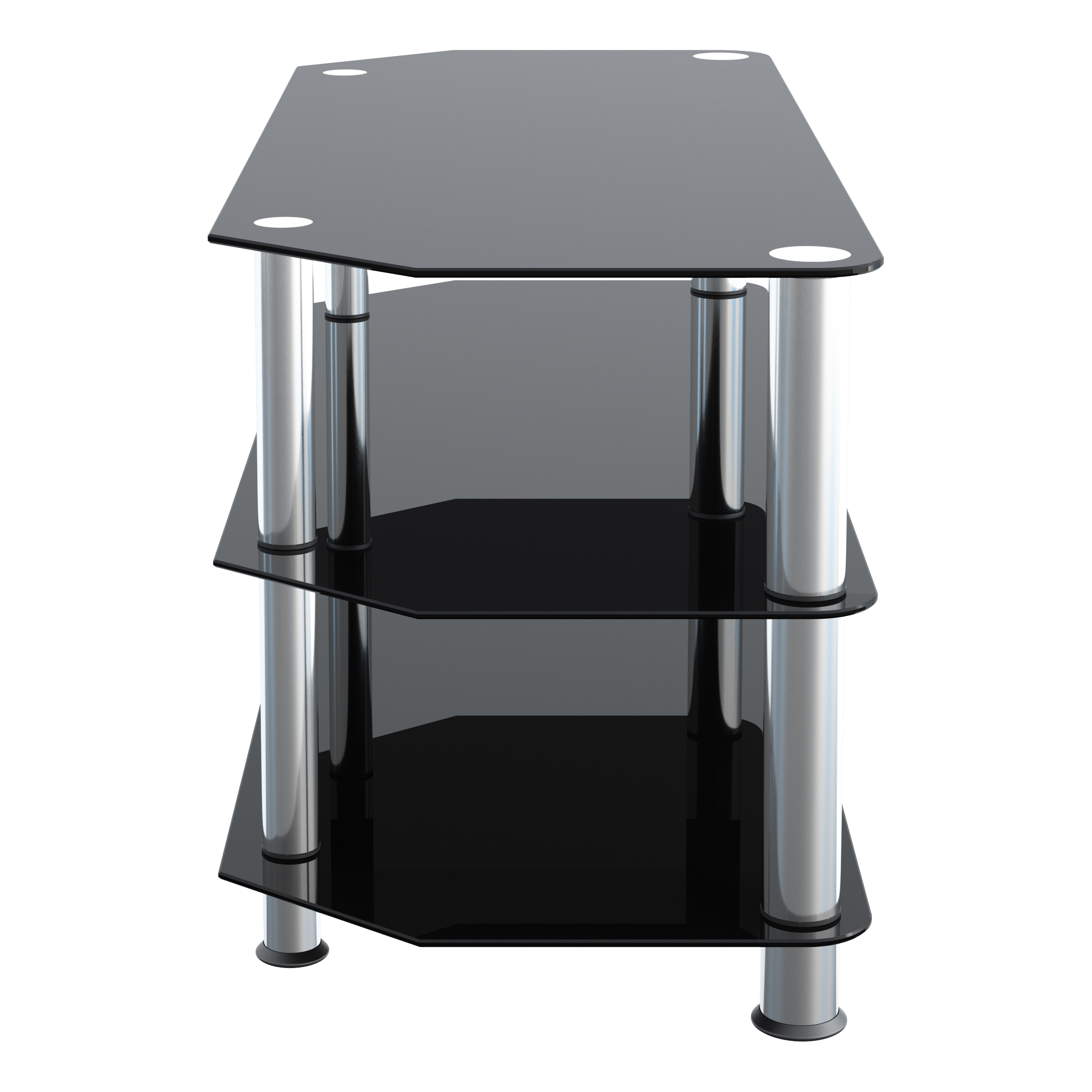 KST100BS Glass Corner TV Stand Mahara Home