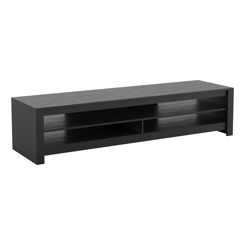 MHCALR180BO: Mahara Home Black Oak Wood Effect TV Stand - Mahara Home